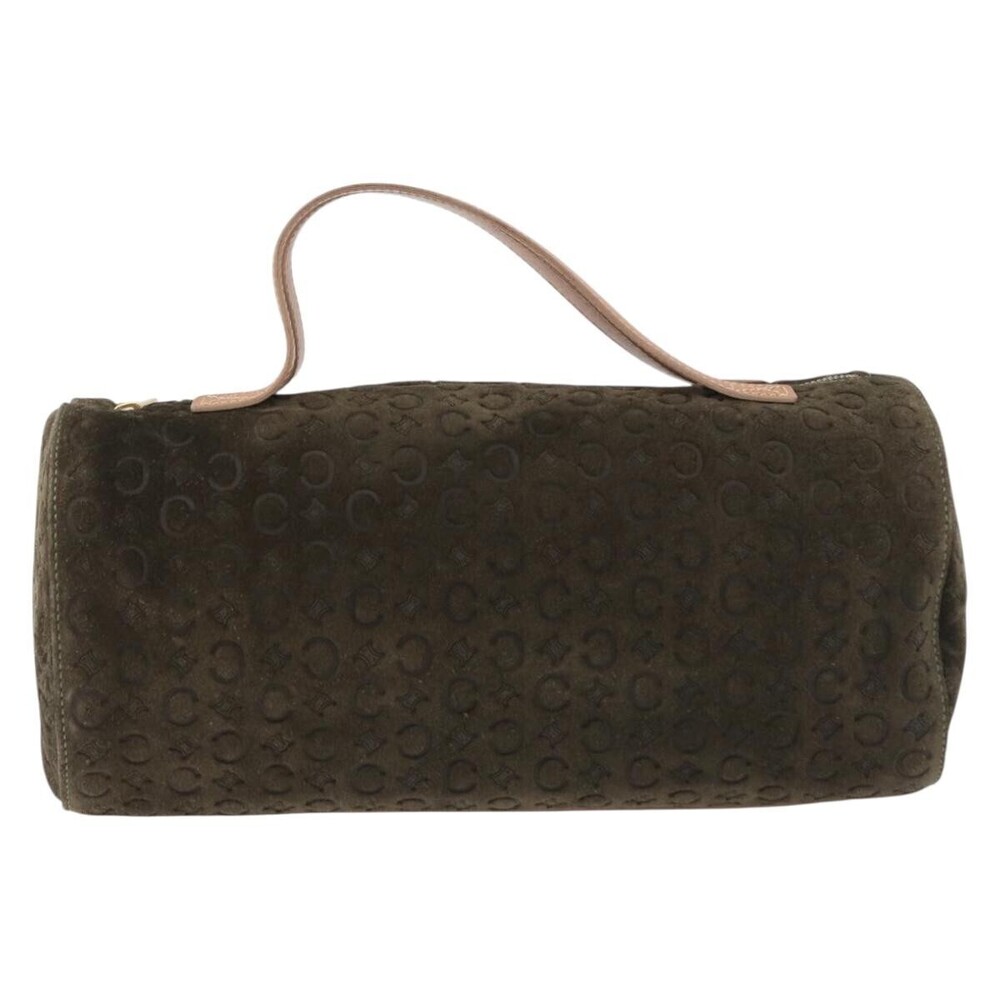 Celine C Macadam Suede and Leather